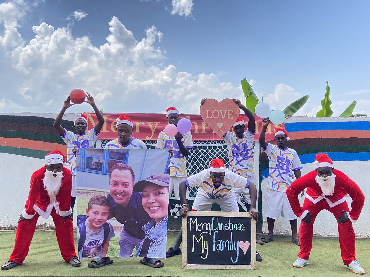 African Olive Rugby Team: Custom-printed oversized photo