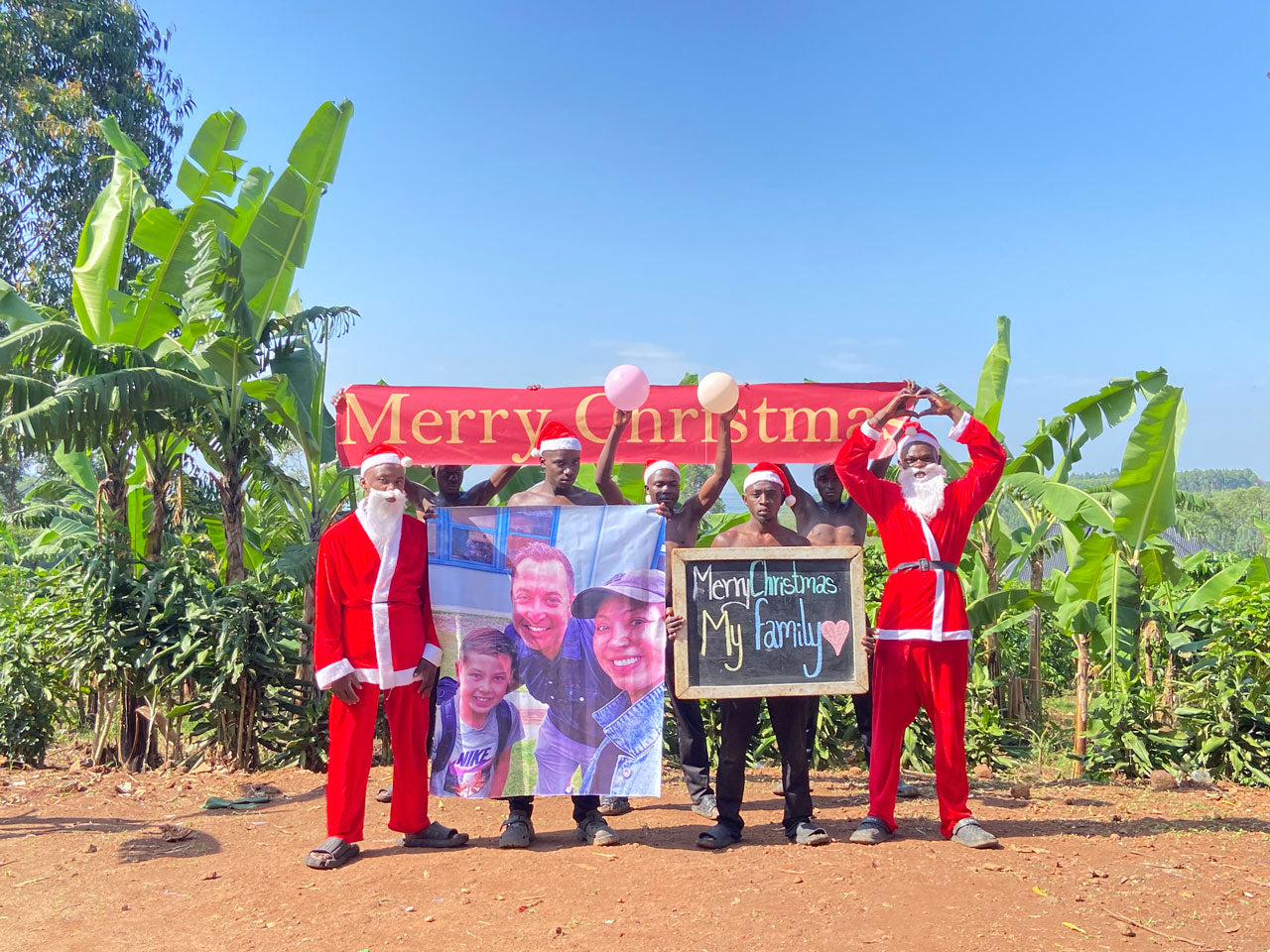 African Fitness Squad - Black Pants: Custom-printed oversized photo