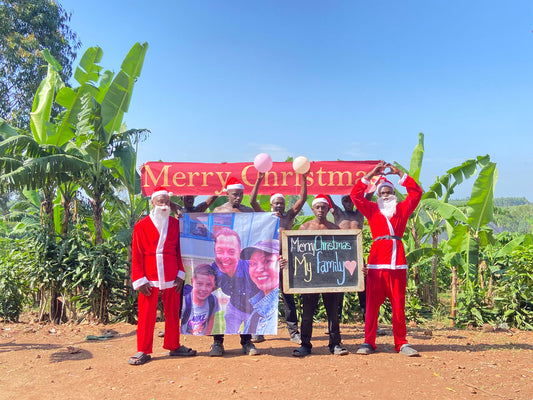 African Fitness Squad - Black Pants: Custom-printed oversized photo