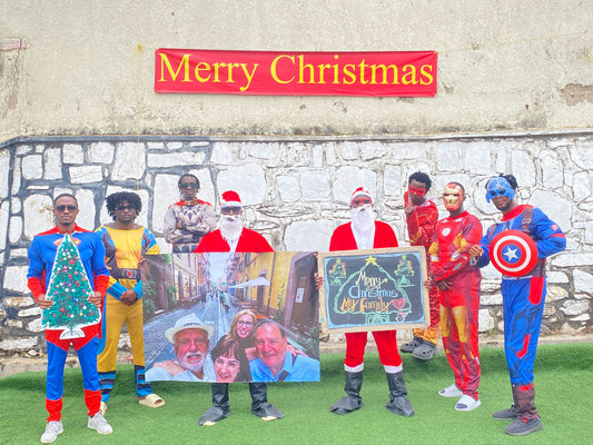 African Anime Team: Custom-printed oversized photo