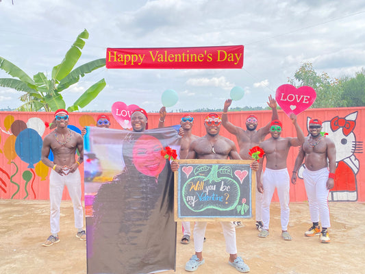 African Fitness Team: Custom-printed oversized photo