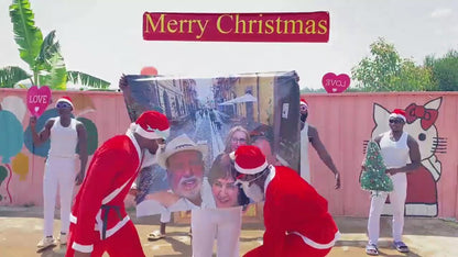 African Fitness Team: Custom-printed oversized photo