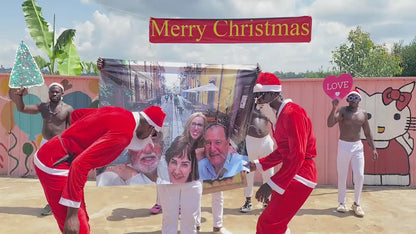 African Fitness Squad - Group Dance: Custom-printed oversized photo
